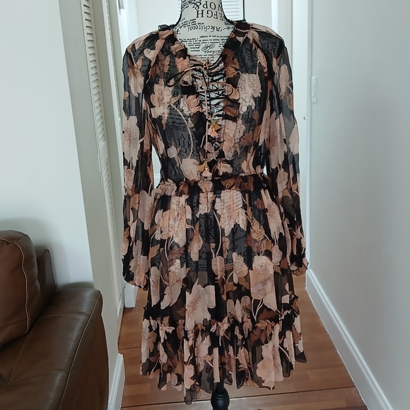 ZIMMERMANN Concert lace-up floral-print‎ dress - Picture 2 of 13